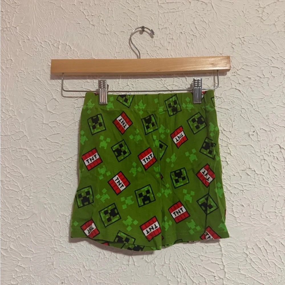 Boys Minecraft Pajama Set – Size 10 – 100% Cotton